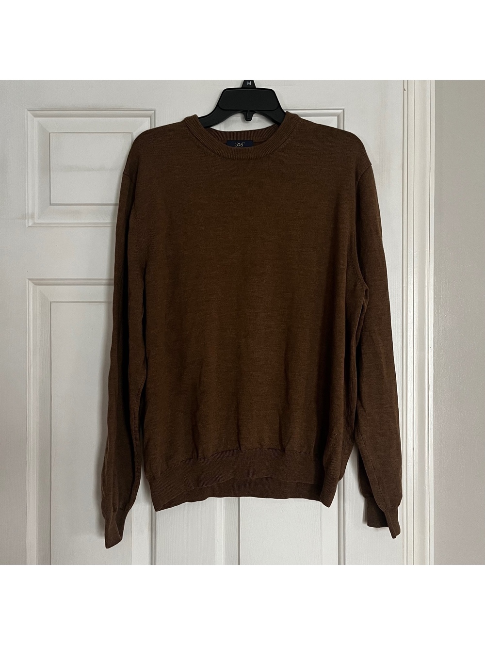 Brooks Brothers 346 Merino Wool Blend Brown Sweater Size Large